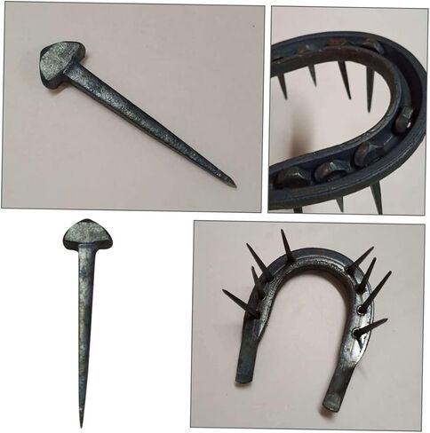 Toyandona 50pcs Horseshoe Nails منصات الفرامل الخلفية المتوافقة in Kuwait