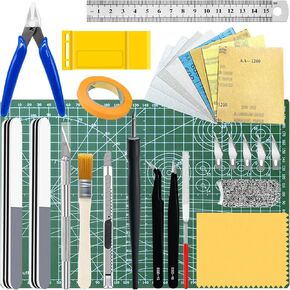 25Pcs Gundam Model Building Kits, Modeler Basic Tools for Models Building Repairing and Fixing