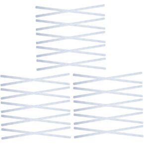 30Pcs Slide Binders for Documents Lightweight Pull Rod Clips for School Office Use Plastic Binding Bars for Loose Leaf Organization Transparent
