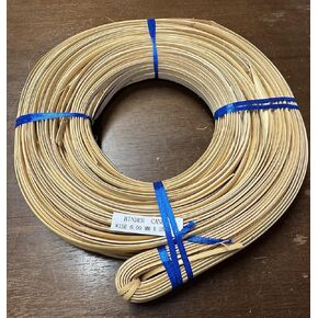 250 Feet Wide Binder Cane 6mm Half Hank, Used for Seat Weaving, Stone Wrapping and Other Projects. Natural Rattan Product, Various Lengths.