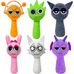 ألعاب Sprunki Plush for Kids ، لعبة Sprunki Merch Toy Toy Cute Soft Studged Prosni Mini Game for Gift Party