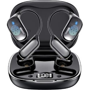 AI Translation Earbuds Real Time 144 Languages | Audifonos Traductores Inglés Español | Translator Earbuds for iOS/Android, 60H Playtime & Long Battery Life, Travel/Business/Learning (Black)