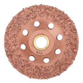 Hoof Trimming Disc, 3.94in HL Q7DMP Ti Plated Hoof Trimming Tool Hoof Trimming Grinding Wheel, Hooves Repair Tool Replacement Disc for Goats, Horses, Sheep, Pigs, Cattle