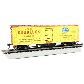 Bachmann Trains - Track Cleaning Reefer Car JELKE Good Luck Margarine #10812 - HO Scale