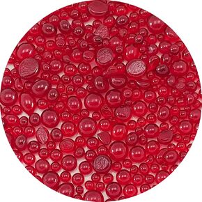 Red Trans Frit Balls FB1122 COE 90 Glacial Art Glass