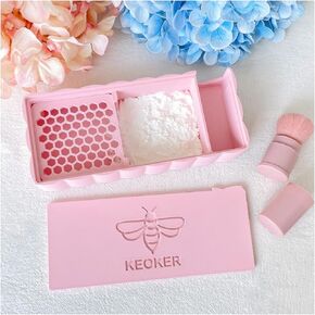 Keoker Cornstarch Tapper Box for Polymer Clay, Cornstarch Powder Container, Polymer Clay Tool for Earring Making