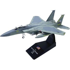 1:100 American F15A F-15A Eagle Supersonic Fighter Model Simulation Aircraft Model Aviation Model Aircraft Kits for Collection and Gift Model Accessory
