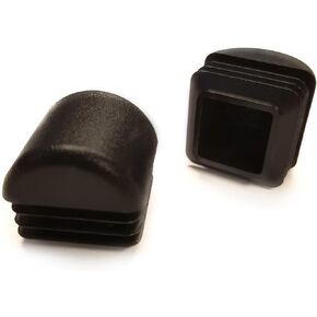 Universal Stack Chair Glides (100 Pack) - Non-Marring Square Help Protect Floors and Property - Easy to Install, Great for Replacements or Repairs - Heavy-duty Plastic Construction (7/8" OD Chair Leg)