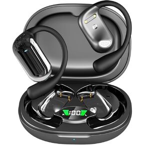 AI Translation Earbuds Real Time – 144 Languages (Incl. Spanish), Bluetooth 5.4, 80H Battery, Waterproof, 5 Modes for Business, Travel & Learning&Meetings & Study