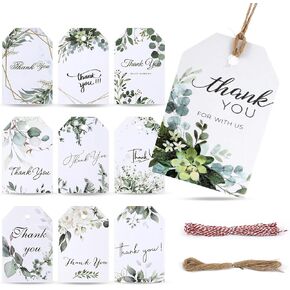 200Pcs Happy Birthday Gift Tags with String - Colorful Design Party Favor Tags for Baby Shower, Kids & Adults Birthday - Premium Paper Gift Boxtags for Boys, Girls, Party Decorations