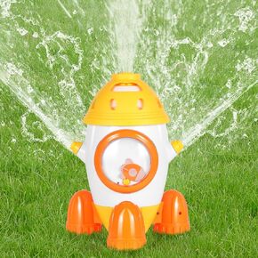 HeySplash Water Sprinkler Toy,Outdoor Play Toys for Kids,Toddler Summer Water Toys,Backyard Sprinkler Splashing Fun Toys Attaches to Garden Hose Yard for Over 3 Year Old Boys Girls Gifts