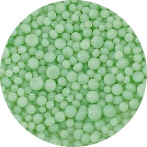 Mint Green Opal Frit Balls FB0112 COE 90 Glacial Art Glass