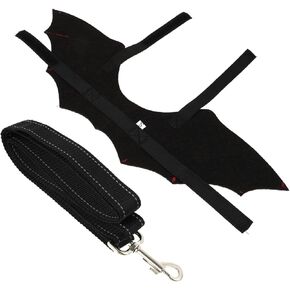 BESPORTBLE Pet Leash with Bat Wings Costume Harness for Cats and Dogs Vest Rope for Halloween Parties Random Button Color Adorable Pet Supplies