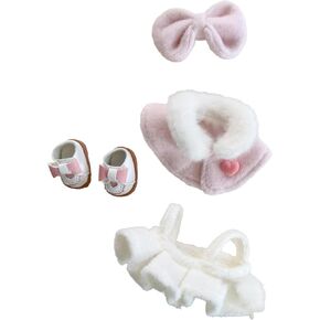 Doll Clothes Set & Outfit Set, Premium Fashion Dresses with Accessories for 5.91-6.7inch(15-17cm) Dolls - Premium Collector's Gift Ready for Display, Play and Collection