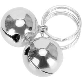 2pcs ILost Copper Bells with Crisp Sound for Dog Cat den Pet Collar Decoration Bells for Pet Klace and Dog Accessories.