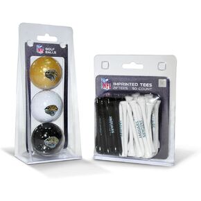 Team Golf NFL Atlanta Falcons 3 Golf Balls And 50 Golf Tees Logo Imprinted Golf Balls (3 Count) & 2-3/4" Regulation Golf Tees (50 Count), Multi Colored in Kuwait