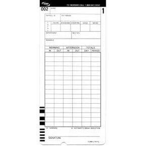 Icon CT-900 Time Cards Pack of 200