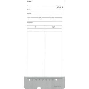 100 Allied AT-2700 Time Cards, 2-Packs of 50ea, AT27TC50 Compatible by COMPUMATIC