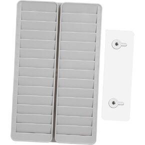 Homoyoyo Wall-Mounted Card Rack 28 Slots for Business Cards Office Supply and Easy to Use