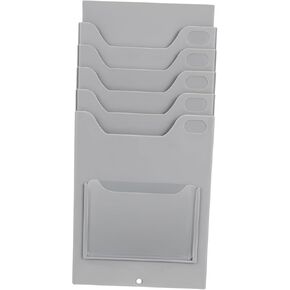 Warehouse Material Card Rack Racks Pockets Punch Card Holder Card Pocket Card Dividers Holders Organizer Slot Rack Cards Clock Card Rack Wall Organiser Light Plastic