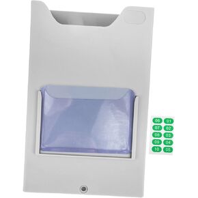 Material Shelf Time Clock Holder Card Holders Rack Plastic Space Saving