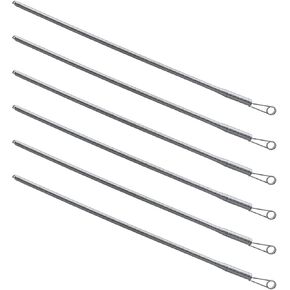 Guifeng 6pcs 230mm فضية فيروس المعادن القابلة للانحناء الأدوات الترابطية