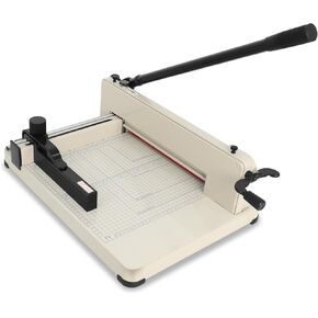 Heavy Duty Paper Cutter, 12 inch Guillotine Paper Cutter Industrial-Grade Steel Blade with Safety Lock, Guillotinas para Cortar Papel Paper Trimmer for Office, School, Crafting Cardstock