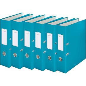 Leitz Lever Arch File 180 Cosy A4 80mm Calm Blue (Pack 6) - 10610061