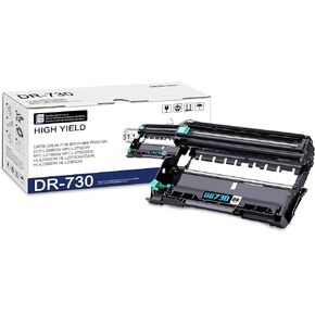 1-Pack DR730 High Yield Black Drum Unit, Replacement for Brother DCP-L2550DW MFC-L2710DW MFC-L2750DW MFC-L2750DWXL HL-L2350DW HL-L2370DW/DWXL HL-L2390DW HL-L2395DW Printer