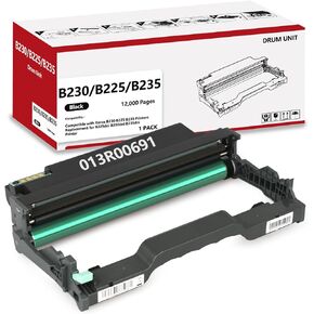 B230 B225 B235 Drum Unit Black 013R00691 Imaging Kit Compatible with Xerox B230 B225 B235 Printers Replacement for B225dni B230dni B235dni Printer 12,000 Pages 1Pack (No Toner)