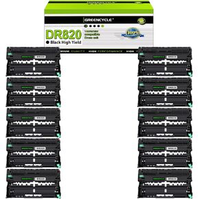 greencycle Compatible Drum Unit Replacement for Brother DR820 DR-820 Use for MFC-L5900DW HL-L5200DW HL-L6200DW HL-L6200DWT MFC-L5850DW MFC-L5700DW MFC-L6800DW Printer (Black, 10-Pack)