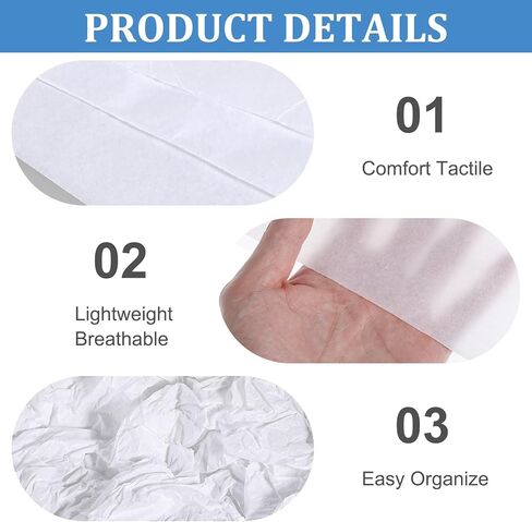 114 PCS PROTTER PROACTE PAPER for Art White White Paper Paper Paper Paper Tissue Paper لصنع نموذج الكولاج ، وحراني الوسائط ، إلخ. in Saudi Arabia