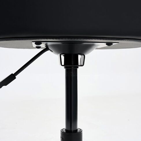 Heavy Duty Extra-Wide Seat Adjustable Height Swivel Rolling Stool for Dental Clinic, Salon, Office, and Bar - NAIA 502 (Black, Standard) in Saudi Arabia