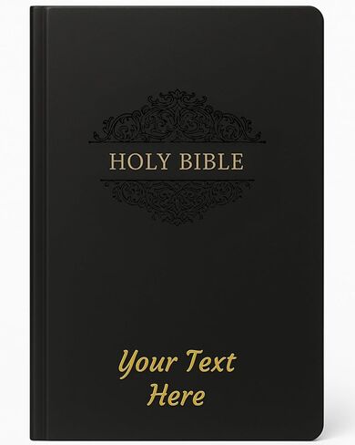 Personalized Gift Bible, NIV Value Thinline, Large Print, New International Version, Custom Gold or Silver Text, Pink in Saudi Arabia