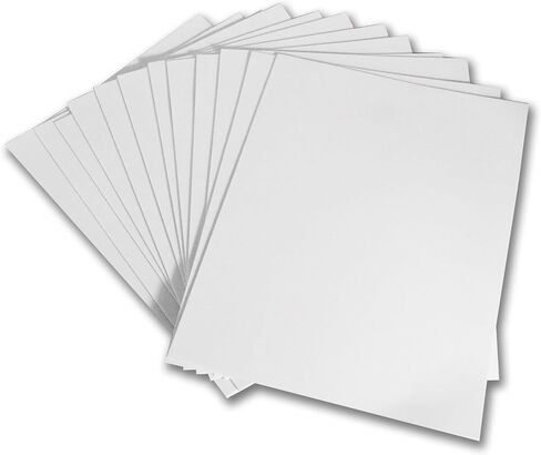 QIDIWIN EVA Foam Craft Sheets - 9x12 Inch 2mm Thick Versatile Non-Adhesive Foam for DIY, Cosplay, Scrapbooking, Classroom Projects - Durable, Flexible, Perfect for Crafting, 12 Pack(White) in Saudi Arabia