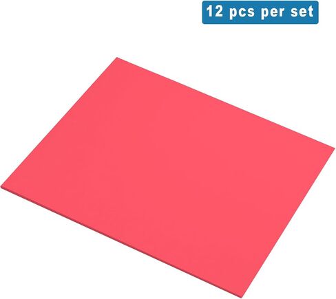 QIDIWIN EVA Foam Craft Sheets - 9x12 Inch 2mm Thick Versatile Non-Adhesive Foam for DIY, Cosplay, Scrapbooking, Classroom Projects - Durable, Flexible, Perfect for Crafting, 12 Pack(White) in Saudi Arabia