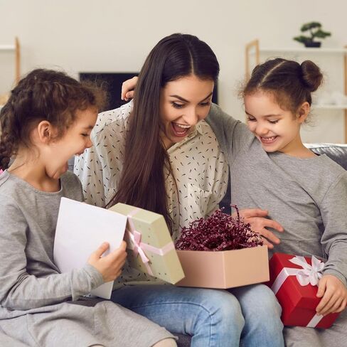 تيسوبومز بورجوندي تجعد الورق مقطعة حشو ، 1 رطل حشو سلة تمزيق ، حشو حلويات لملء السلة ، عيد الأم ، أعياد الميلاد ، حفلات الزفاف ، تغليف الهدايا DIY ، لوازم حفلات المواد in Kuwait