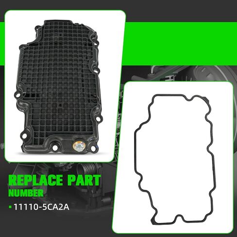 Lower Engine Oil Pan Assembly Compatible with INFINITI Q50 V6 RWD Q60 V6 RWD 2016 2017 2018 2019 2020 2021 2022 3.0L Replace 11110-5CA2A 111105CA2A in Saudi Arabia