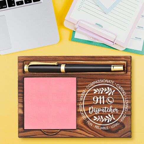 منسق Chaos حامل الملاحظة اللزجة ، هدية مكتب مضحكة لمدير المكتب ، أمي ، زميل في العمل ، رئيس ، مساعد ، منظم خشبي مع فرط الدعابة ycb153 in Kuwait