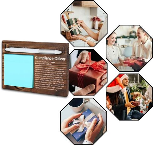 هدية الغدد الصماء - تقدير طبيب هرمون مضحك ، ديكور المكتب الطبي ، منظم مكتب محفور ، حامل ملاحظة خشبية ، LQQ88 in Kuwait
