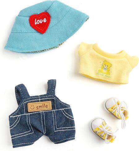 Doll Clothes for 17cm Dolls Fashion Accessories for Dress Up No Doll White in Saudi Arabia
