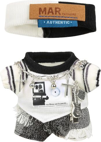 Doll Clothes for 17cm Dolls Fashion Accessories for Dress Up No Doll White in Saudi Arabia