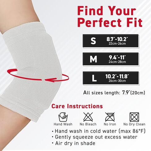 D&M Elbow Pad Sleeve, 12mm Thick pad, Black, M-Size, 1pc, Made in Japan, 737 in Kuwait