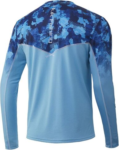 HUK mens Icon X Camo Long Sleeve Shirt |Performance Fishing Shirt Shirt in Kuwait