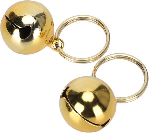 2pcs ILost Copper Bells with Crisp Sound for Dog Cat den Pet Collar Decoration Bells for Pet Klace and Dog Accessories. in Saudi Arabia