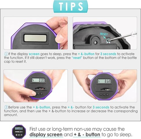 X-Large Piggy Bank for Adults Kids, Vcertcpl Digital Coin Counting Bank with LCD Counter, 2.4L Capacity, Great Coin Counter Bank Money Counting Jar with Total Amount Displayed (Purple) in Kuwait