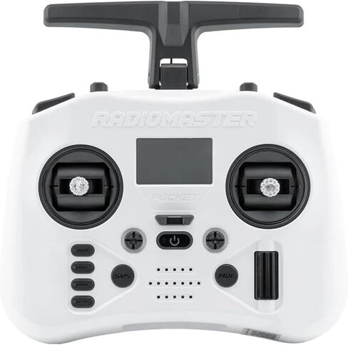 Radiomaster Pocket Crush Expresslrs Controller 2.4G 16CH ELRS Transmitter Hall Gimbal لـ RC FPV Drone Quadcopter Remote New (Iceberg Blue with 18650) in Kuwait