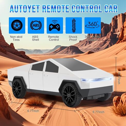 شاحنة بيك آب التحكم عن بُعد ، طراز سيارة سباق 1/24 ، بطارية وضوء وضوء قابلة للشحن ، للبالغين والأولاد (الأزرق) in Kuwait