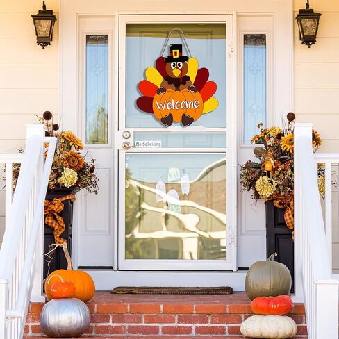 Halloween Mouse Pumpkin Decorations, Halloween Welcome Home Sign for Front Door, Halloween Door Wreath Cute Halloween Decor for Bedroom Window Wall in Saudi Arabia