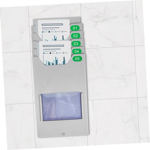 Material Shelf Time Clock Holder Card Holders Rack Plastic Space Saving in Saudi Arabia